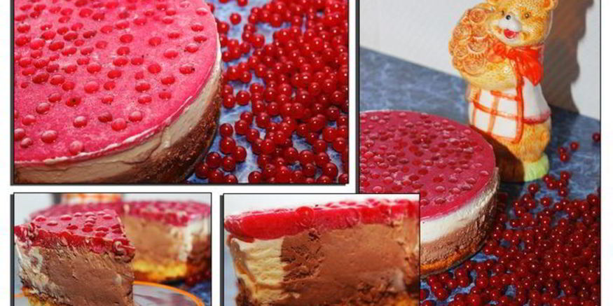 Рецепт торта-мороженого смородинка