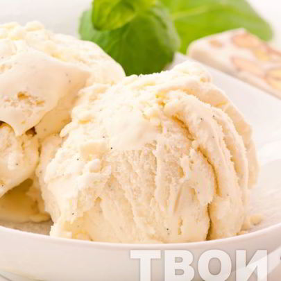 Ванильное домашнее мороженое