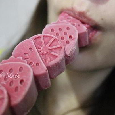 Зефирно-ягодное мороженое