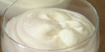 йогуртовый мусс с гранитой