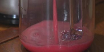 йогуртовый мусс с гранитой