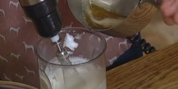 йогуртовый мусс с гранитой