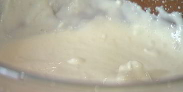 йогуртовый мусс с гранитой