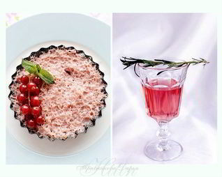 Клубнично-медово-овсянный мусс