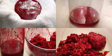 клюквенный мусс