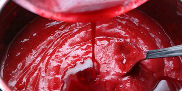 клюквенный мусс