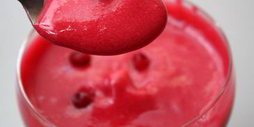 клюквенный мусс