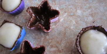 конфеты с грушово-мятным муссом