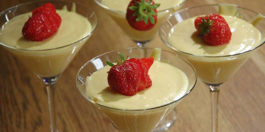 Рецепт мангового мусса со сгущенкой