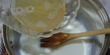 молочный мусс