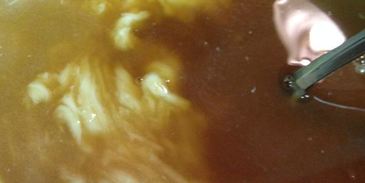 мусс из белого шоколада с персиками