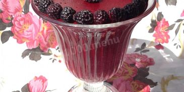 мусс из ежевики
