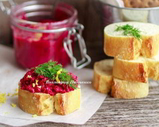 Мусс из запеченной свеклы