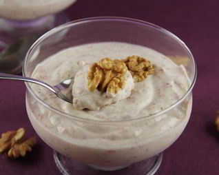 Нежный мусс-крем с инжиром и грецкими орехами