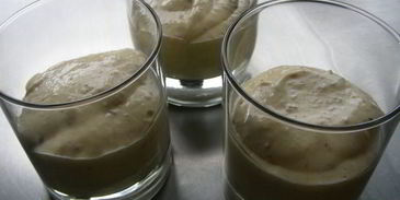 персиковый мусс с медом и миндалем