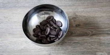 праздничный шоколадный мусс