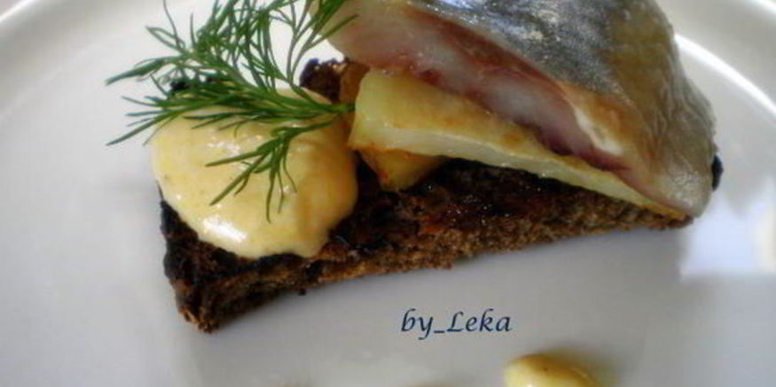 Рецепт сельди с картофелем и муссом из хрена