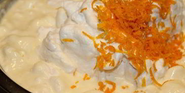 шоколадно-апельсиновое мороженое-мусс с медом