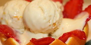 шоколадно-апельсиновое мороженое-мусс с медом