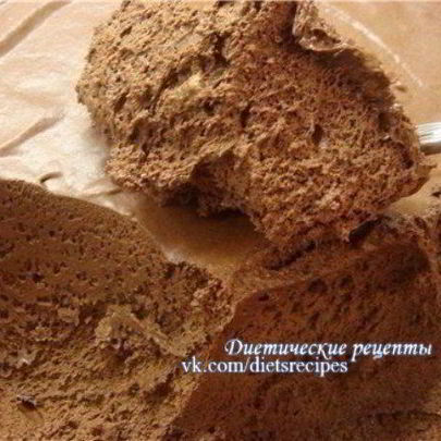 Шоколадно-творожный диетический мусс