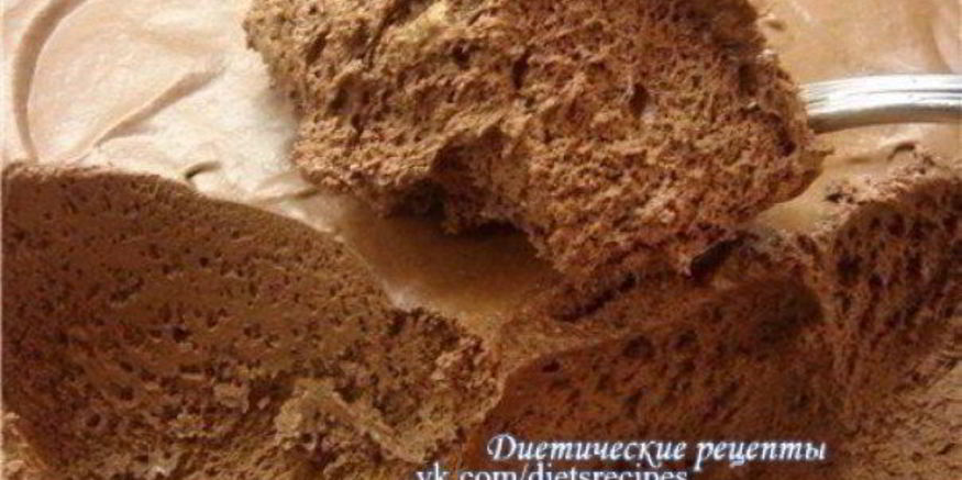 Рецепт шоколадна-творожного диетический мусс