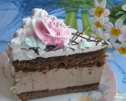 Шоколадный мусс для торта