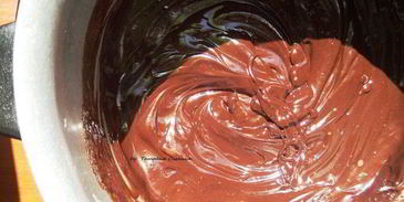 шоколадный мусс с клубникой