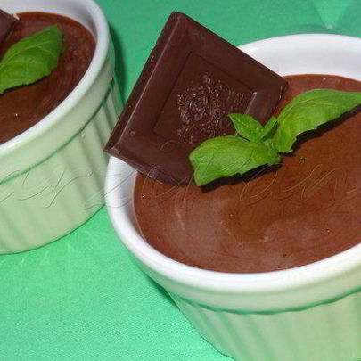 Шоколадный велюровый мусс