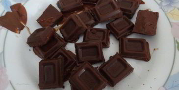 шоколадный велюровый мусс