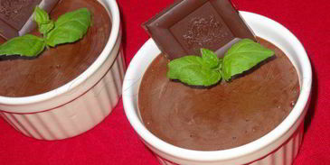 шоколадный велюровый мусс