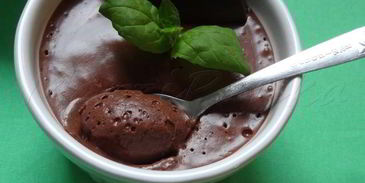 шоколадный велюровый мусс