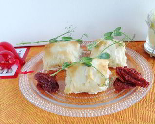 Треска под муссом в тесте фило