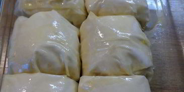 треска под муссом в тесте фило