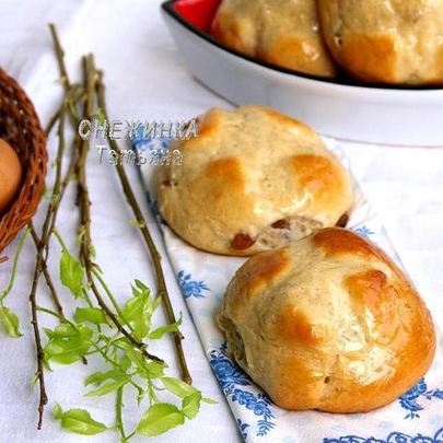 Английские пасхальные булочки