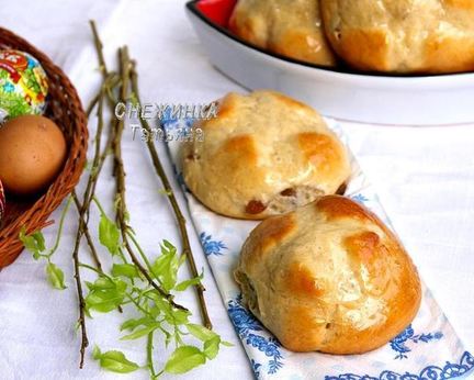 Английские пасхальные булочки