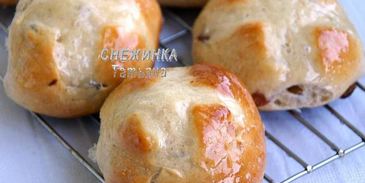 английские пасхальные булочки