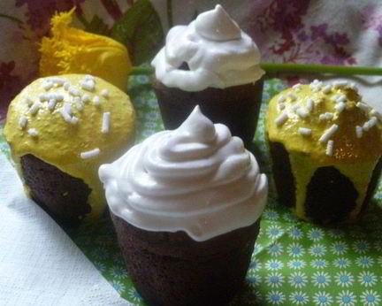 Бездрожжевой шоколадный кулич