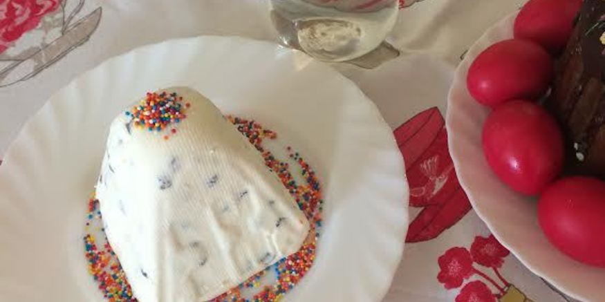 Рецепт быстрой творожной пасхи