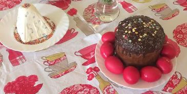 быстрая творожная пасха