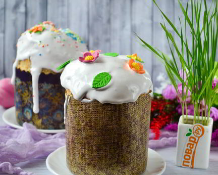 Дрожжевой кулич