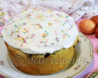 Кулич на йогурте