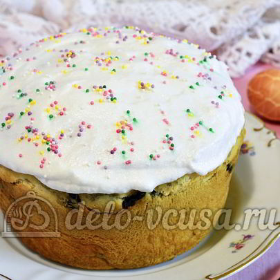 Кулич на йогурте