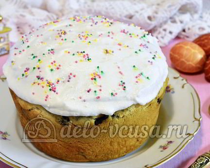 Кулич на йогурте