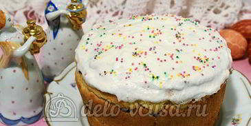 кулич на йогурте