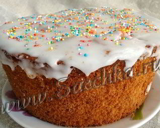 Кулич пасхальный в духовке