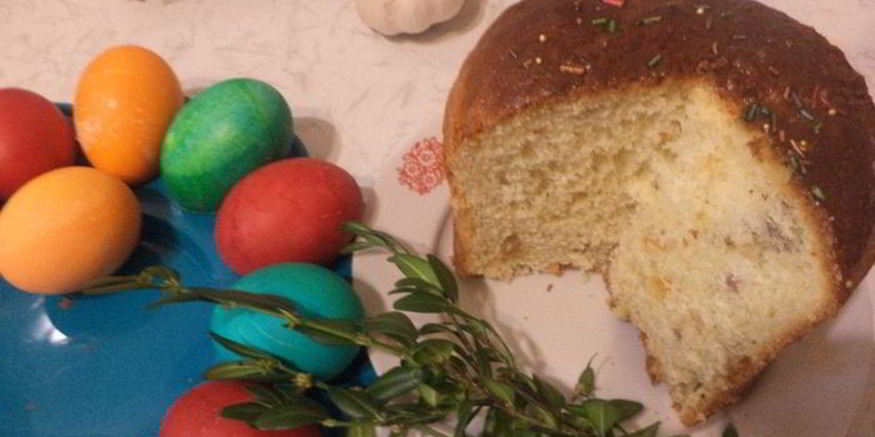 Рецепт кулича с цукатами, изюмом и орехами