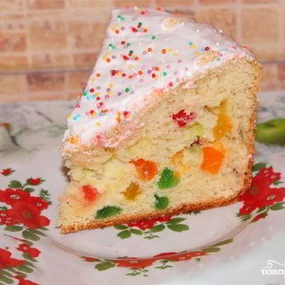 Кулич творожный в мультиварке