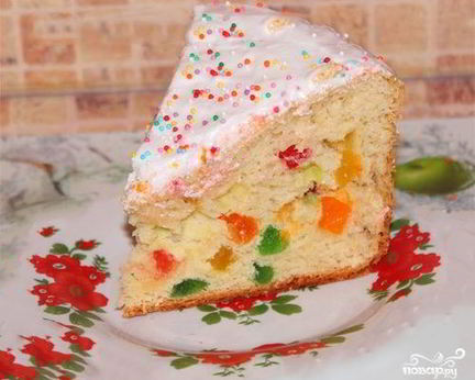 Кулич творожный в мультиварке