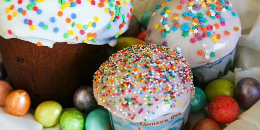 Рецепт куличей на маргарине