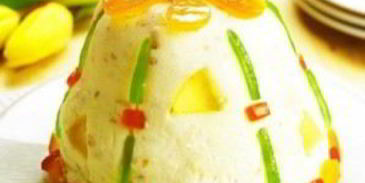 пасха с миндалем и изюмом